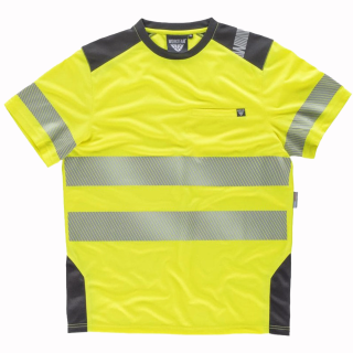 T-shirt tecnica Hi-Vis - Work Absolute antinfortunistica