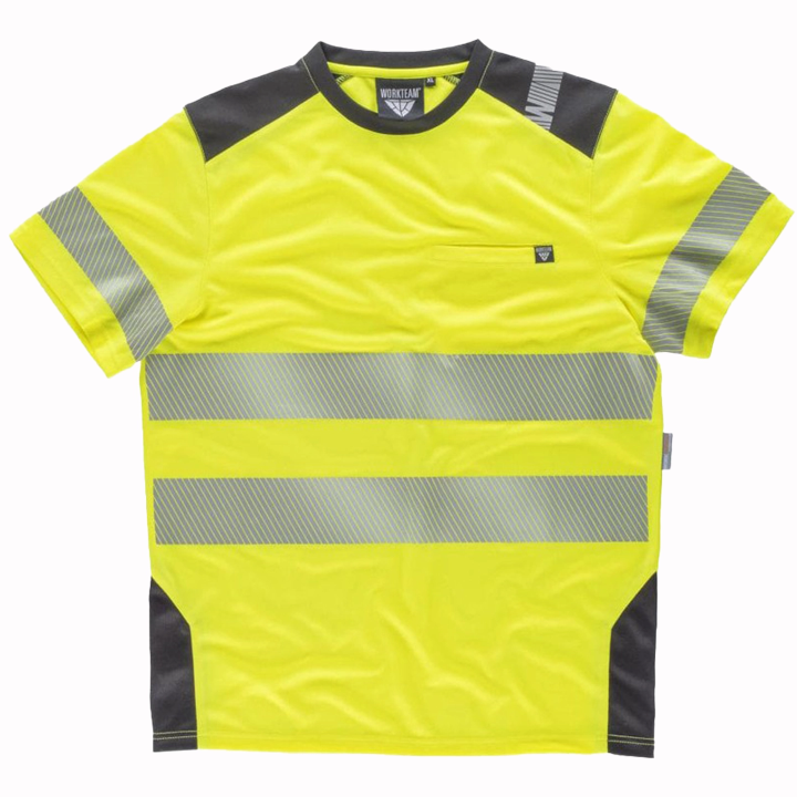 T-shirt tecnica Hi-Vis - Work Absolute antinfortunistica