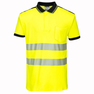 Polo tecnica Hi-Vis - Work Absolute antinfortunistica