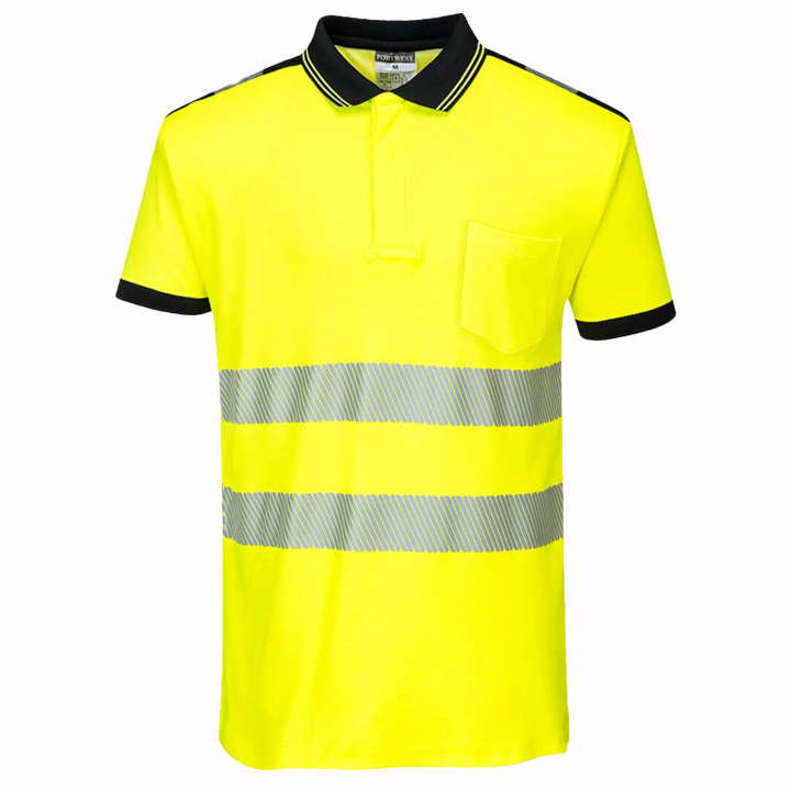 Polo tecnica Hi-Vis - Work Absolute antinfortunistica