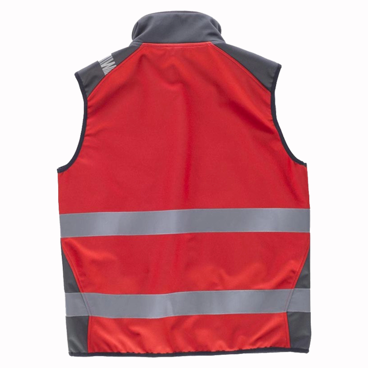 Gilet Red Fluor - Work Absolute antinfortunistica
