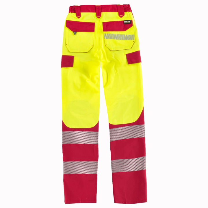 Pantalone tecnico alta visibilità - Work Absolute antinfortunistica