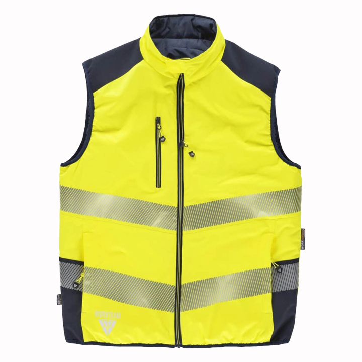 Gilet imbottito doubleface - Work Absolute antinfortunistica