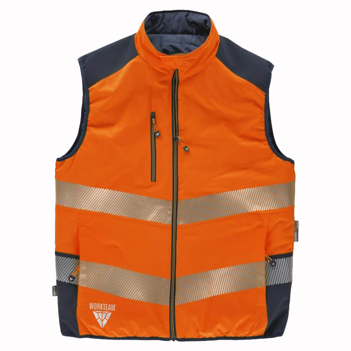 Gilet imbottito doubleface - Work Absolute antinfortunistica