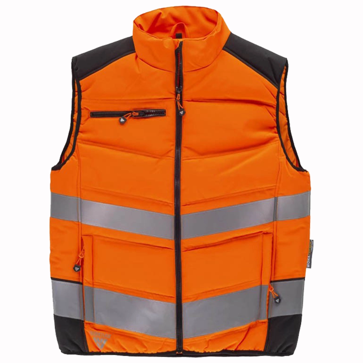 Gilet imbottito Hi-Vis - Work Absolute antinfortunistica