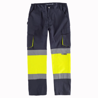 Pantalone multitasche alta visibilità - Work Absolute antinfortunistica