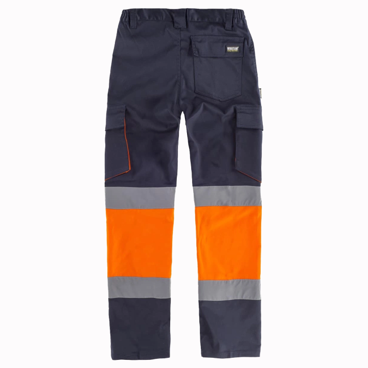 Pantalone multitasche alta visibilità - Work Absolute antinfortunistica