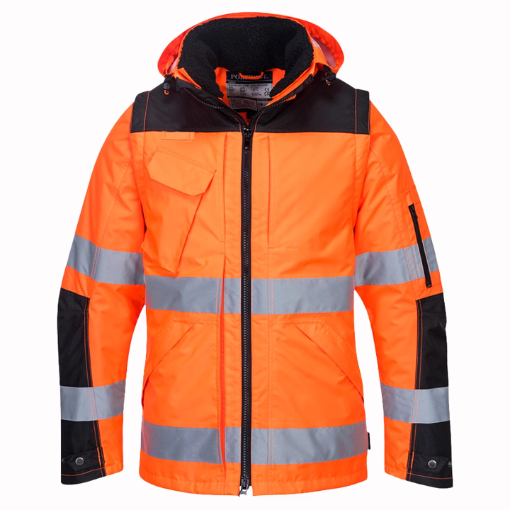 Giacca 3 in 1 Hi-Vis - Work Absolute antinfortunistica