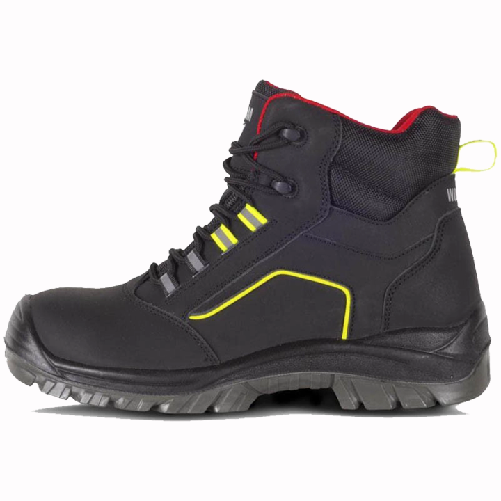 Calzatura alta in pelle Nabuk - Work Absolute antinfortunistica