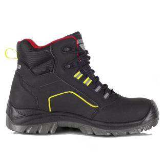 Calzatura alta in pelle Nabuk - Work Absolute antinfortunistica