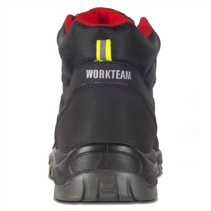 Calzatura alta in pelle Nabuk - Work Absolute antinfortunistica