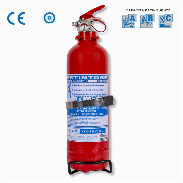 Estintore 1 Kg - Polvere - Work Absolute antinfortunistica
