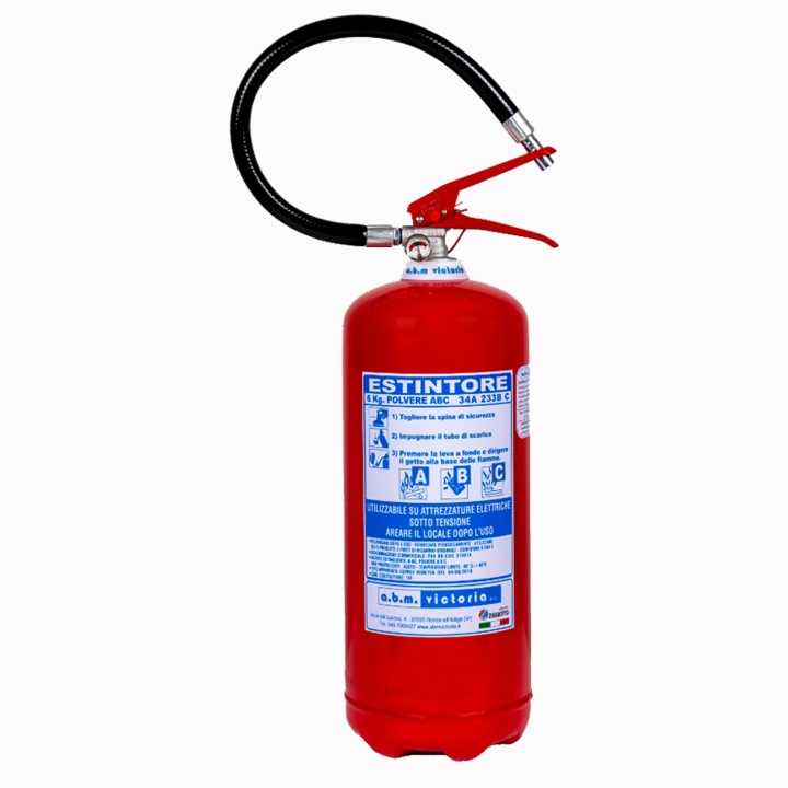 Estintore 6 Kg Polvere - Work Absolute antinfortunistica