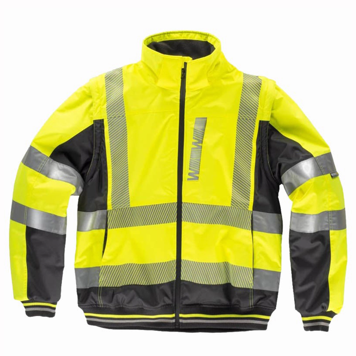 Giacca smanicabile Hi-Vis - Work Absolute antinfortunistica