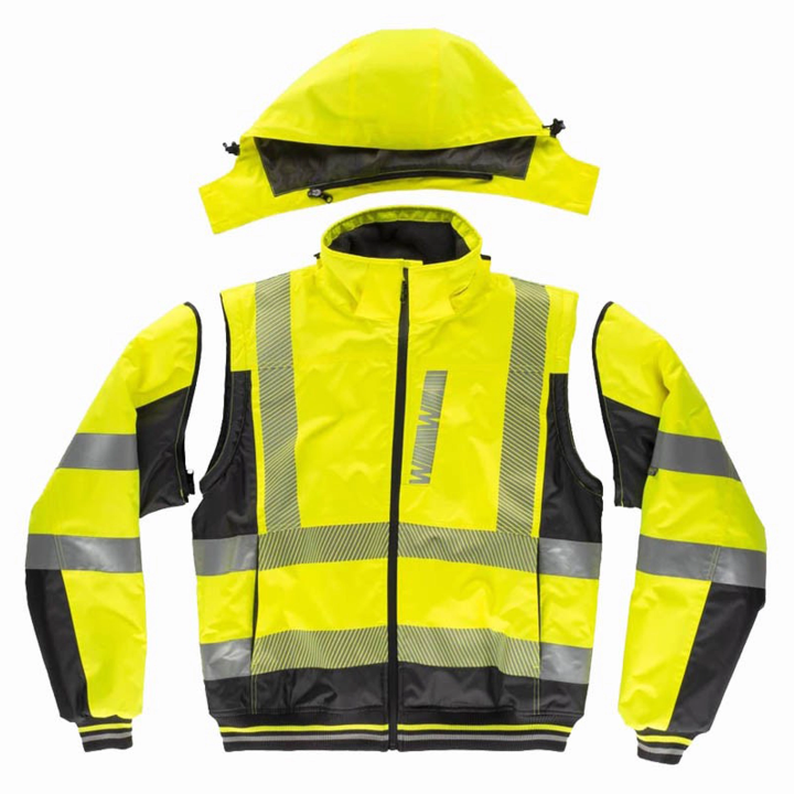 Giacca smanicabile Hi-Vis - Work Absolute antinfortunistica